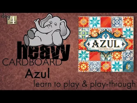 Azul 2p Play-through, Teaching, & Roundtable discussion by Heavy Cardboard