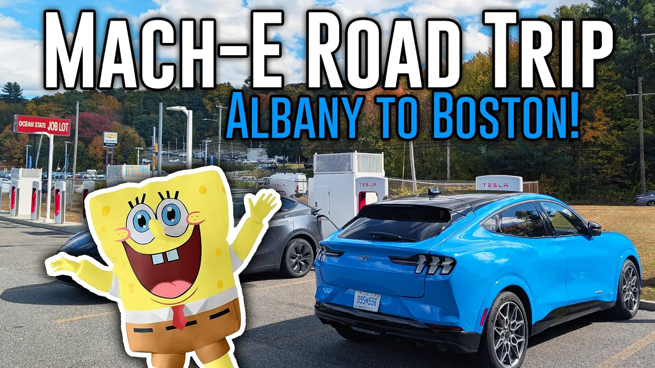 EV Road Trip in a 2024 Mach-E GT! - Albany to Boston