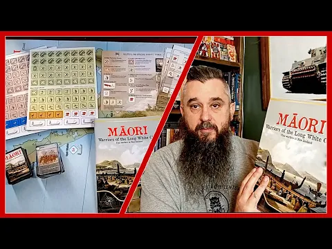 Maori: Warriors of the Long White Cloud - Compass Games - Unboxing and impressions