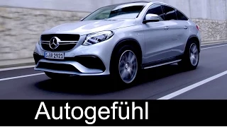 New Mercedes-AMG GLE 63 Coupé premiere: driving shots exterior interior - Autogefühl