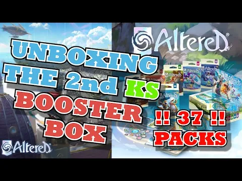 Unboxing: Altered TCG - SECOND KS Booster Box [37PACKS!] [KICKSTARTER]