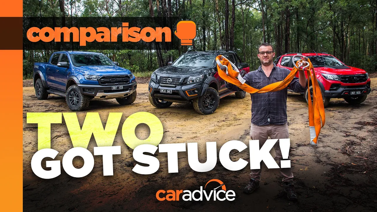 TWO GOT STUCK! N-Trek Warrior v Ranger Raptor v Colorado SportsCat: 2020 Off-road ute comparison