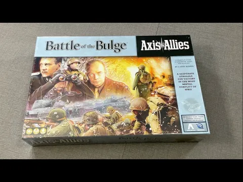 TDG: Axis & Allies: Battle of the Bulge unboxing with Ray
