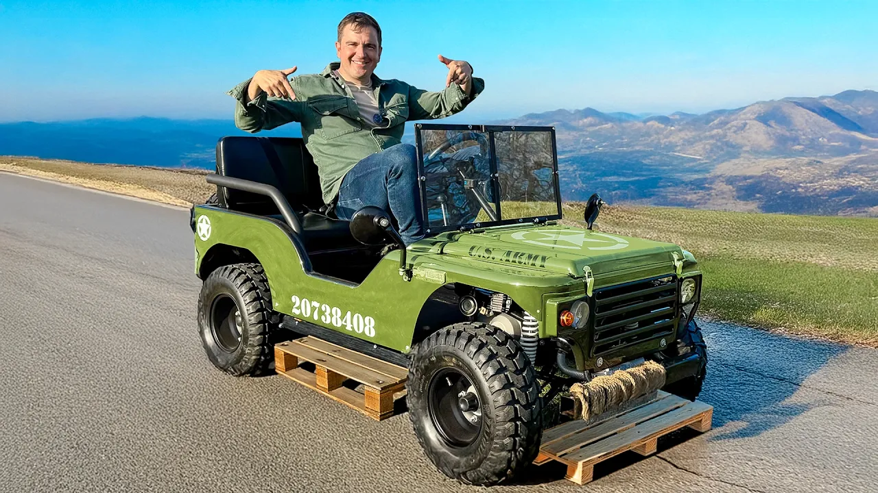 Unboxing A $3000 American Army Mini Jeep