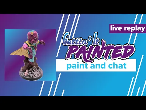 Marvel United Miniature Painting Live Stream and Chat