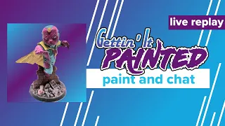 Marvel United Miniature Painting Live Stream and Chat