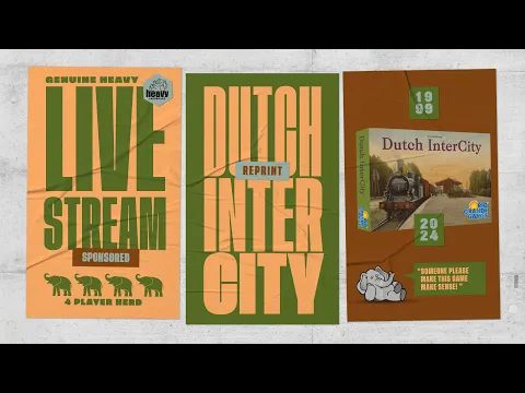 Dutch InterCity - 4p Teaching & Play-through by Heavy Cardboard