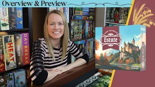 ESTATE: RAISE THE REALM | Overview & Kickstarter Preview of this Light Weight Strategy Game