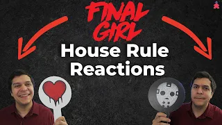 Reacting to YOUR Final Girl House Rules | Genius or Game Breaking?