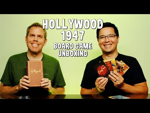 Unboxing Hollywood 1947 - Movie Social Deduction Game