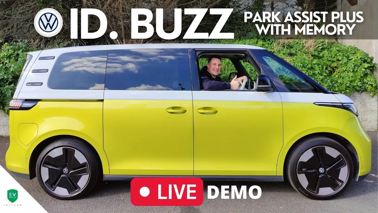 VW ID. Buzz Park Assist Plus with Memory Function LIVE DEMO