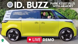 VW ID. Buzz Park Assist Plus with Memory Function LIVE DEMO