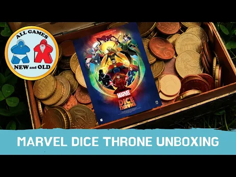 All Games New and Old unboxes Marvel Dice Throne