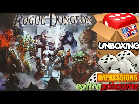 Rogue Dungeon 2nd Edition - Unboxing & Impressions (EN) by Epitrapaizoume