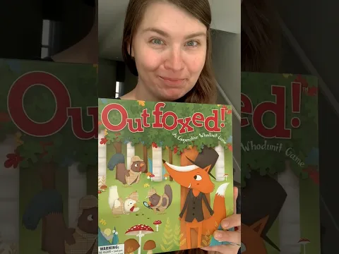 A deduction game for kids? Thanks Outfoxed, I'll take it! #earlylearning #boardgames