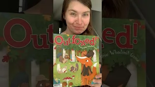 A deduction game for kids? Thanks Outfoxed, I'll take it! #earlylearning #boardgames