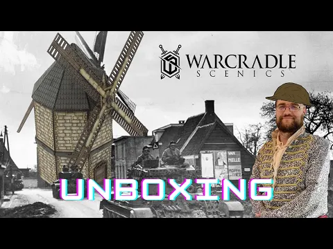 Unboxing prepainted MDF Windmill (from Bolt Action Normandy Farm range) by Warcradle Scenics