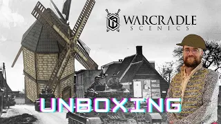 Unboxing prepainted MDF Windmill (from Bolt Action Normandy Farm range) by Warcradle Scenics