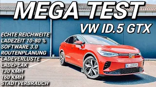 VW ID.5 GTX Mega Test!  Verbrauch Reichweite Ladeverluste uvm. #elektroauto #id5 #vw