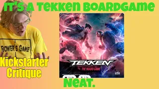 Tekken The Boardgame - $5 says its Average -Kickstarter Critique Review