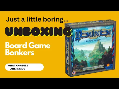 Unboxing | Dominion 2nd Edition