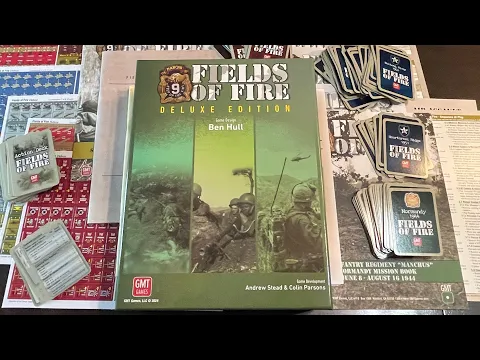 Fields of Fire: Deluxe Edition (GMT) - Unbox & First Look