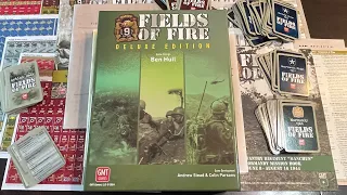 Fields of Fire: Deluxe Edition (GMT) - Unbox & First Look
