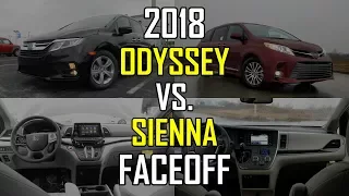 2018 Honda Odyssey EX-L vs. 2018 Toyota Sienna XLE: Faceoff Comparison