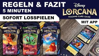 Disney Lorcana Regeln Ravensburger Regelerklärung + Fazit Review Brettspiel Brettspielgarde