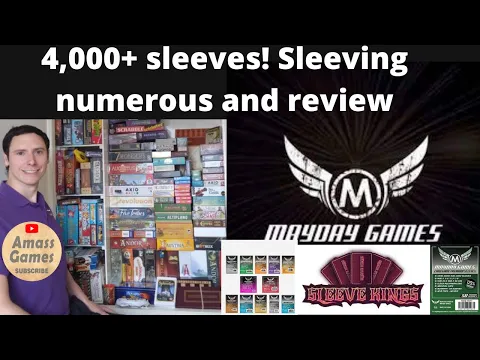 4,000+ sleeves! Sleeving games Codenames Mayday Games and Sleeve Kings Dixit Egizia * AmassGames *