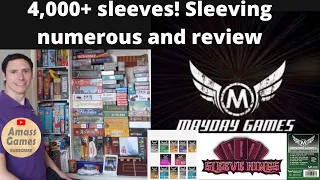 4,000+ sleeves! Sleeving games Codenames Mayday Games and Sleeve Kings Dixit Egizia * AmassGames *