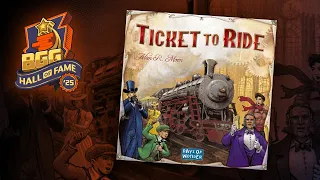Ticket to Ride: 2025 BoardGameGeek Hall of Fame Inductee