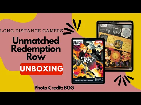 Unmatched Redemption Row: Unboxing
