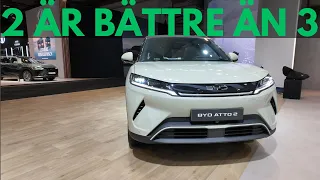 BYD Atto 2 vill fajtas med Kia EV3 | Brussels Motor Show 2025