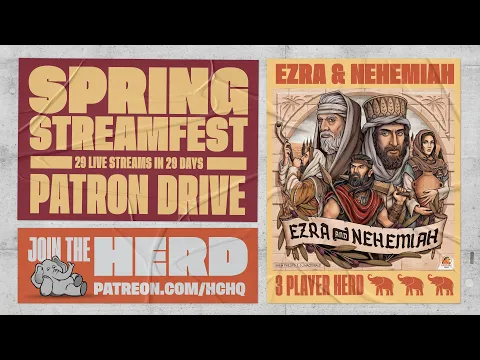 Ezra & Nehemiah - 3p Teaching, Play-through, & Roundtable Discussion by Heavy Cardboard