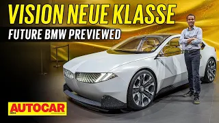 BMW Vision Neue Klasse - New EV debuts BMW's new look | First Look | Autocar India
