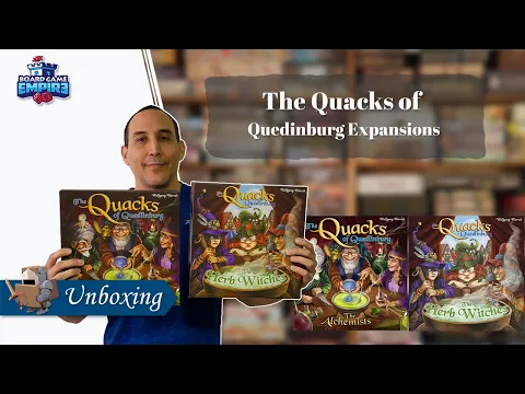 The Quacks of Quedlinburg The Herb Witches & The Alchemists Expansion Unboxing