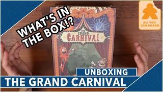The Grand Carnival | UNBOXING this FAIRGROUND BUILDER (WHAT'S IN THE BOX!?)