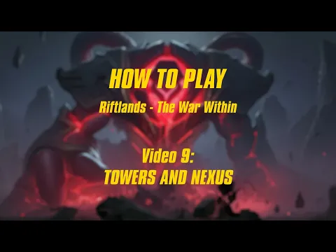 Riftlands - How to Play #9 - Towers, Nexus and Victoy Condition (Official Rules - ENG)