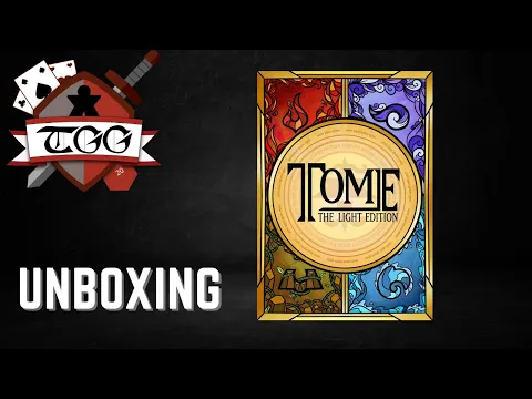 Tome: The Light Edition Board Game Unboxing