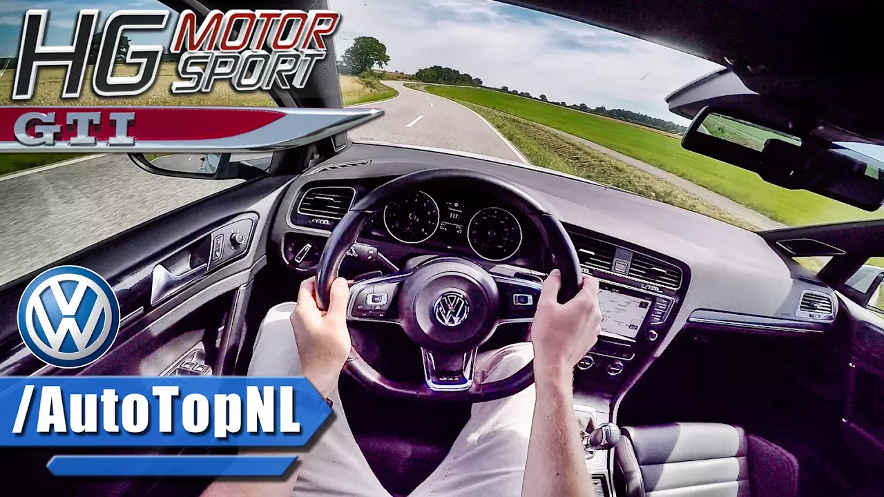 380HP VW Golf GTI MK7 POV Test Drive HG Motorsport by AutoTopNL