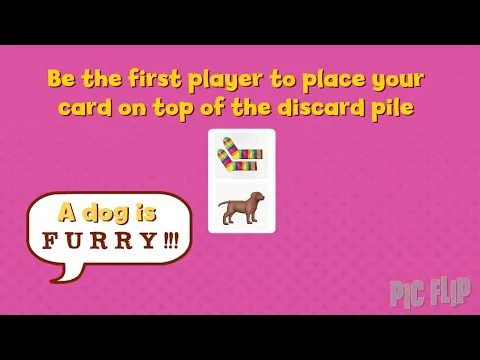Pic Flip Card Game