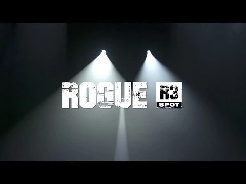 Product video thumbnail for Chauvet Rogue R3 Spot 300W LED Moving Spot Light