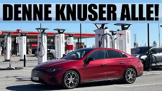 Mercedes CLA 350 4Matic | REKKEVIDDETEST i 80, 100 og i 120km/t + FØRSTE KJØREINNTRYKK