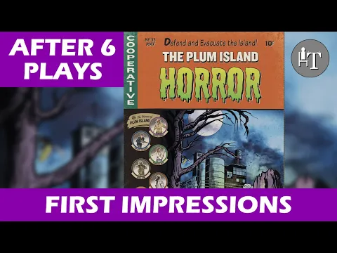First Impressions of The Plum Island Horror - Solo Board Game