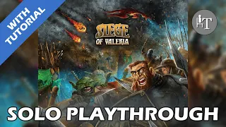 Siege of Valeria Board Game - Solo Playthrough - 7 Days to Survive