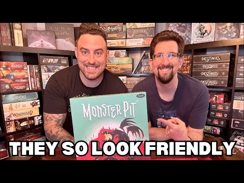 Monster Pit Board Game Review - First Impression - Kickstarter - Elzra Games