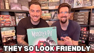 Monster Pit Board Game Review - First Impression - Kickstarter - Elzra Games