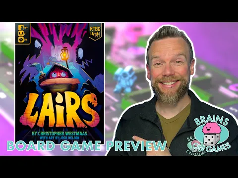 Lairs Preview | Build a Dungeon in a Board Game by KTBG!