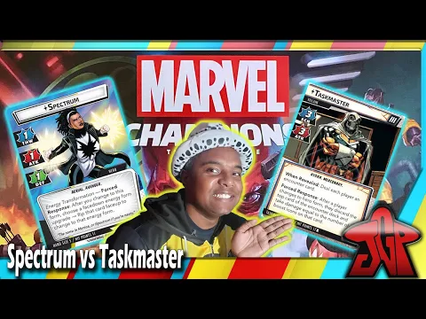 Spectrum vs Taskmaster: Marvel Champions - The Rise of Red Skull Solo Playthrough